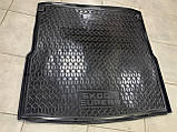 Килимок у багажник SKODA SuperB універсал (2008-2015) (AVTO-GUMM) пластик+гума, фото 6