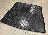 Килимок у багажник SKODA SuperB універсал (2008-2015) (AVTO-GUMM) пластик+гума, фото 9