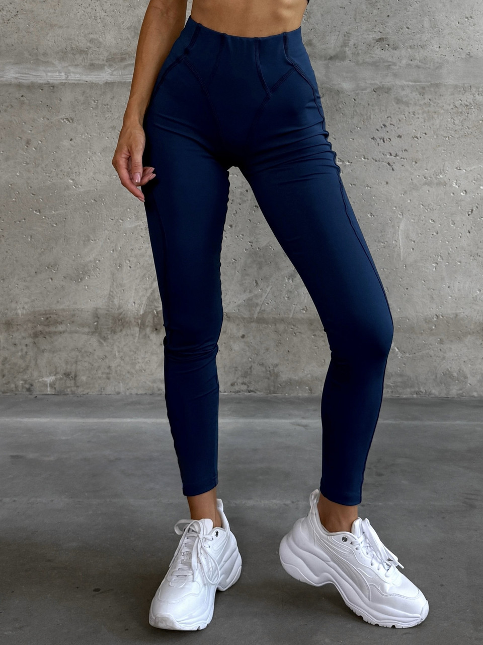 Лосини жіночі спортивні - Темно-синій, фото 1