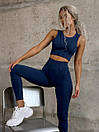 Лосини жіночі спортивні - Темно-синій, фото 6