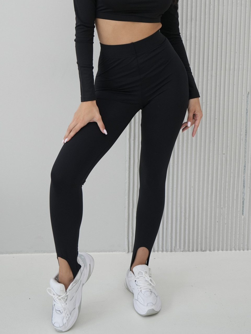 Лосини жіночі спортивні - Чорний, фото 1