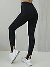 Лосини жіночі спортивні - Чорний, фото 3