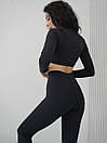 Лосини жіночі спортивні - Чорний, фото 5