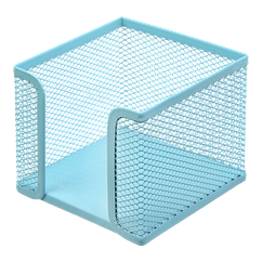 Бокс для паперів металевий BM.6215-14 PASTEL, металевий, блакитний 100х100x80мм (1/12)