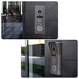 Комплект відеодомофона Light Vision з електрозамком: домофон 7" AMSTERDAM FHD Grey, відеопанель 2Mp RIO FHD, фото 10