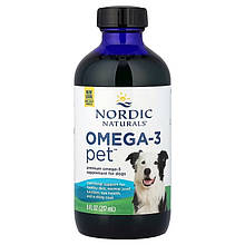 Омега-3 для собак, Omega-3 Pet, Nordic Naturals, сприяє здоров'ю серця, шкіри, вовни та імунітету, 237 мл.