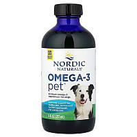 Омега-3 для собак, Omega-3 Pet, Nordic Naturals, сприяє здоров'ю серця, шкіри, вовни та імунітету, 237 мл.