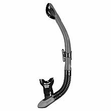 Трубка для дайвінгу Mares Ergo Dry чорно-сіра