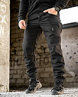 Зимові тактичні штани Revision софтшелл Black вітро- та вологозахисні з манжетами та кишенями L |neper-9360|
