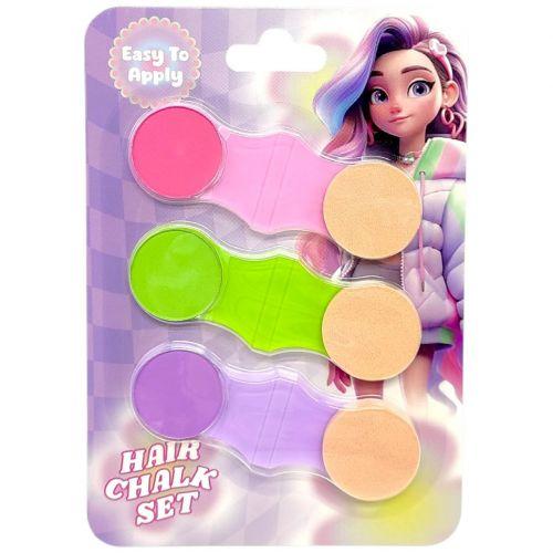 Крейда для волосся (3 кольори на планшетці), фото 1