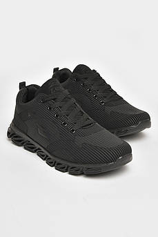 Кросівки підлітокові для хлопчика чорного кольору р.39 206058M