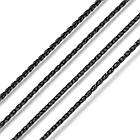 Шнур Декоративний Металізований 1.0мм/100м, Плетений, Чорний, 1мм, близько 100м/котушка, фото 2