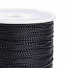 Шнур Декоративний Металізований 1.0мм/100м, Плетений, Чорний, 1мм, близько 100м/котушка, фото 4