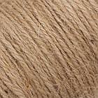 Мотузка Декоративна, Джутовий Пеньковий Шнур Потрійного Крутіння, 1.5 мм, близько 75м/котушка, фото 3