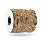Мотузка Декоративна, Джутовий Пеньковий Шнур Потрійного Крутіння, 1.5 мм, близько 75м/котушка, фото 4