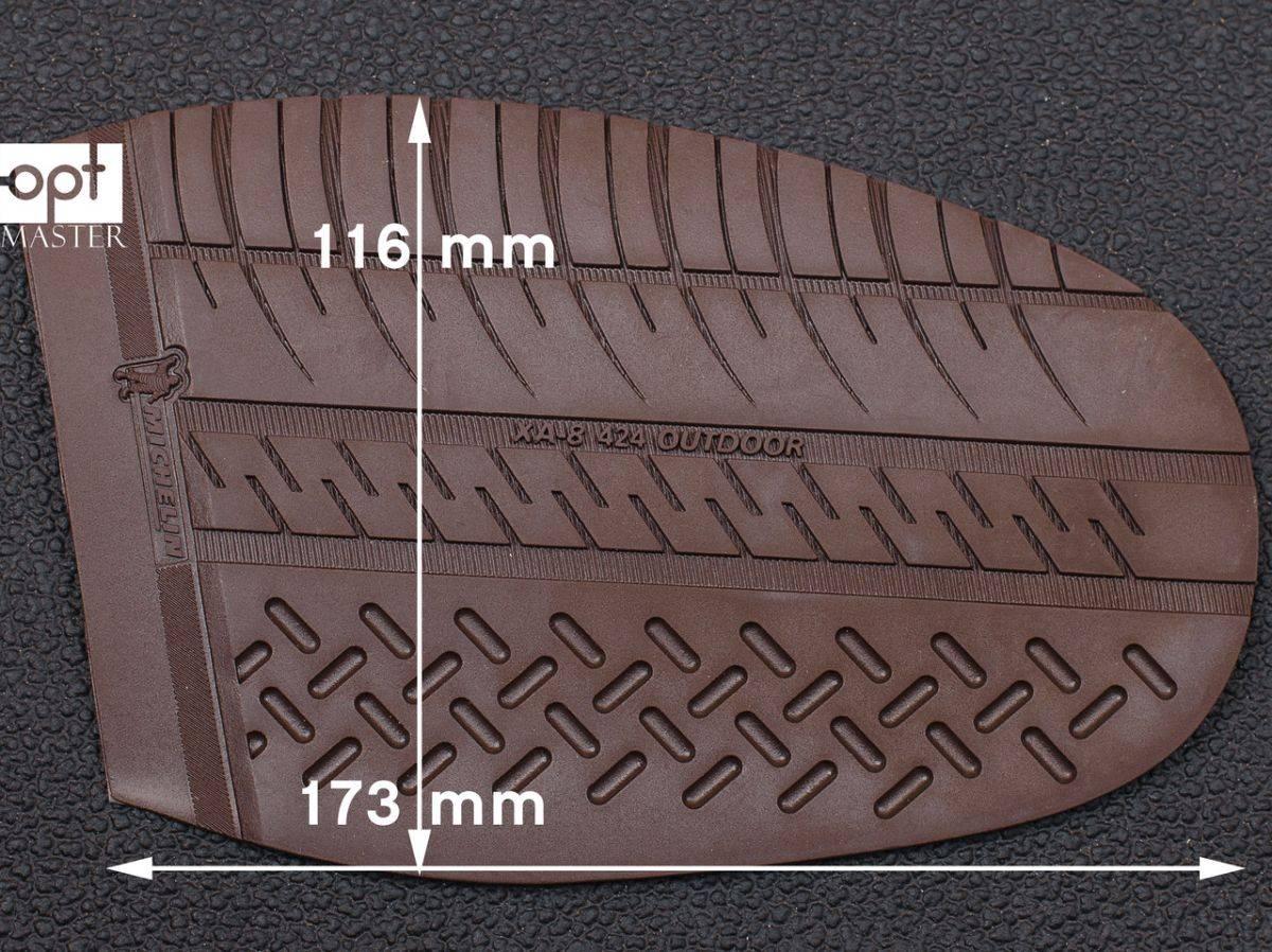 Гумова профілактика XA008 OUTDOOR MICHELIN (Франція), р. 42-44, кол. темно-коричневий (d.brown), фото 1