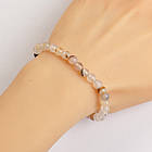 Браслет з Намистин Натурального Агату, Еластичний, 5-6см, Намистина 5.8-6.8мм, 27-31шт/браслет, фото 4