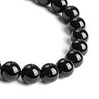 Браслет з Натурального Обсидіану, Еластичний, Намистина 8-9мм, 1 шт, фото 8