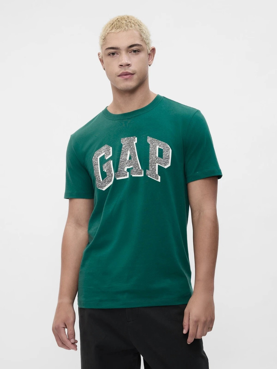 Футболка чоловіча GAP з логотипом 1159843932 (Зелений M), фото 1