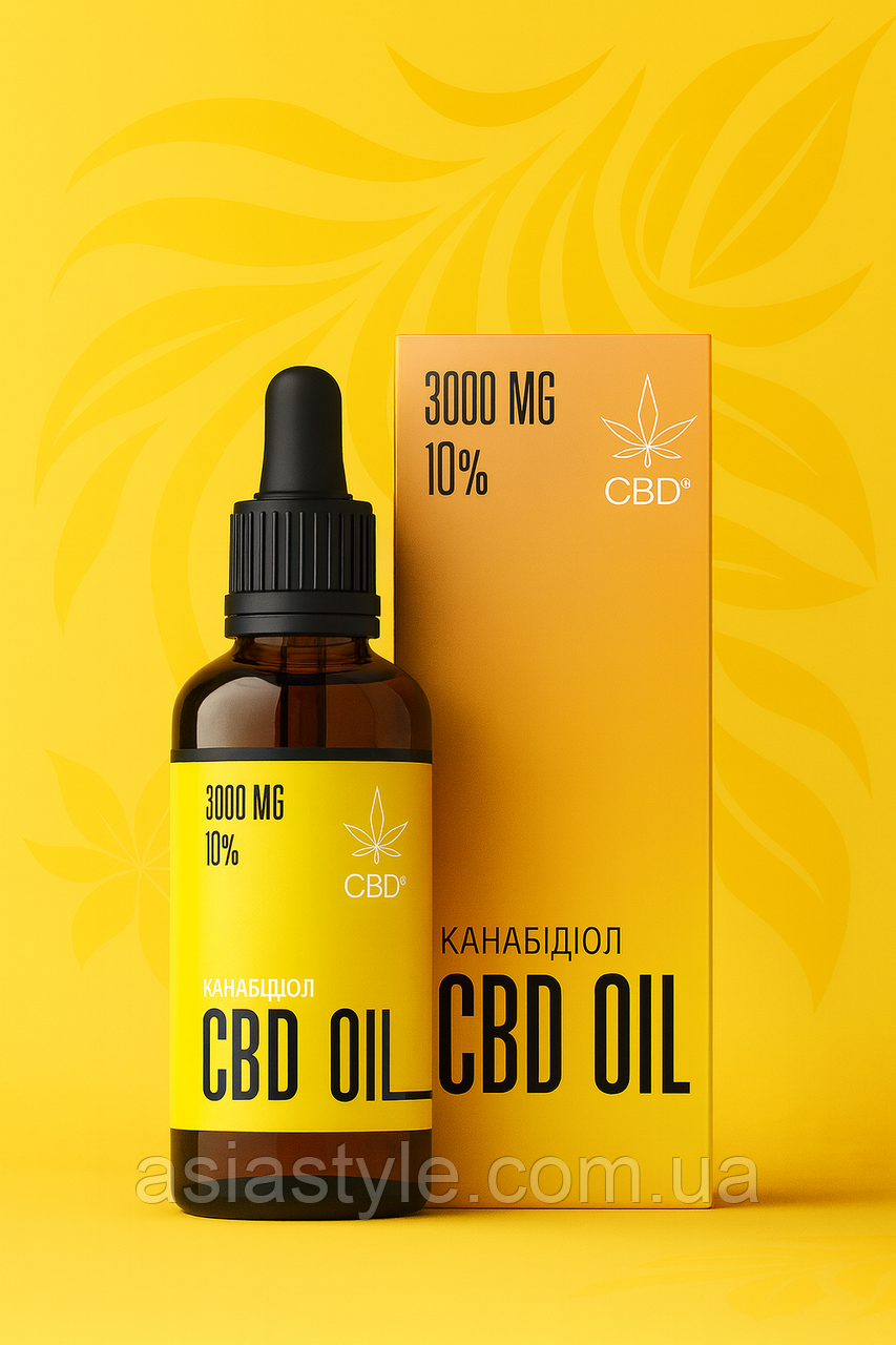 Олія з канабідіолом (CBD), Масло с каннабидиолом, Cannabidiol oil, CBD MCT 30 мл, 3000 мг, 10%, Україна, фото 1