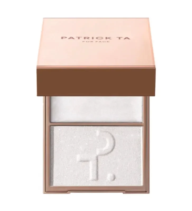 Палетка хайлайтерів для обличчя Patrick Ta Major Glow Crème & Powder Light Reflecting Translucent Highlighter Duo, фото 1