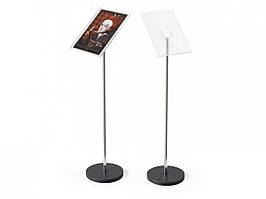 Наклонная рекламная стойка с акриловым карманом А3 формата Ташута  (21-61055-02)