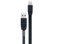 Заряднее устройство адаптер для мобильного телефона USB Cable Remax (OR) Full Speed RC-001i iPhone 6 Black 1m (5-010)