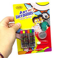 Фарба для аквагриму неонова 6 шт [tsi276149-TSI], фото 2