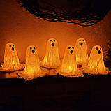 Хеловінські привиди з підсвіткою для дому та вечірки, фото 8