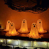 Хеловінські привиди з підсвіткою для дому та вечірки, фото 10