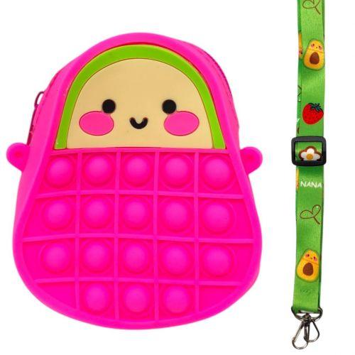 Дитяча сумочка POP IT (силікон) РОЖЕВИЙ [tsi276285-TSI], фото 1
