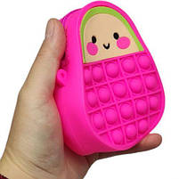 Дитяча сумочка POP IT (силікон) РОЖЕВИЙ [tsi276285-TSI], фото 2