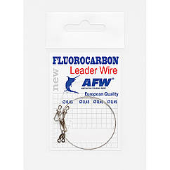 Повідці "AFW" Fluorocarbon; 25 см, 9 кг, 2 pcs