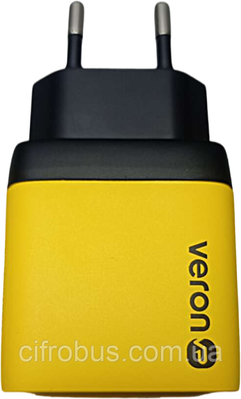 Зарядний пристрій Home Charger 40W GaN 2 PD Veron TC-40, фото 1