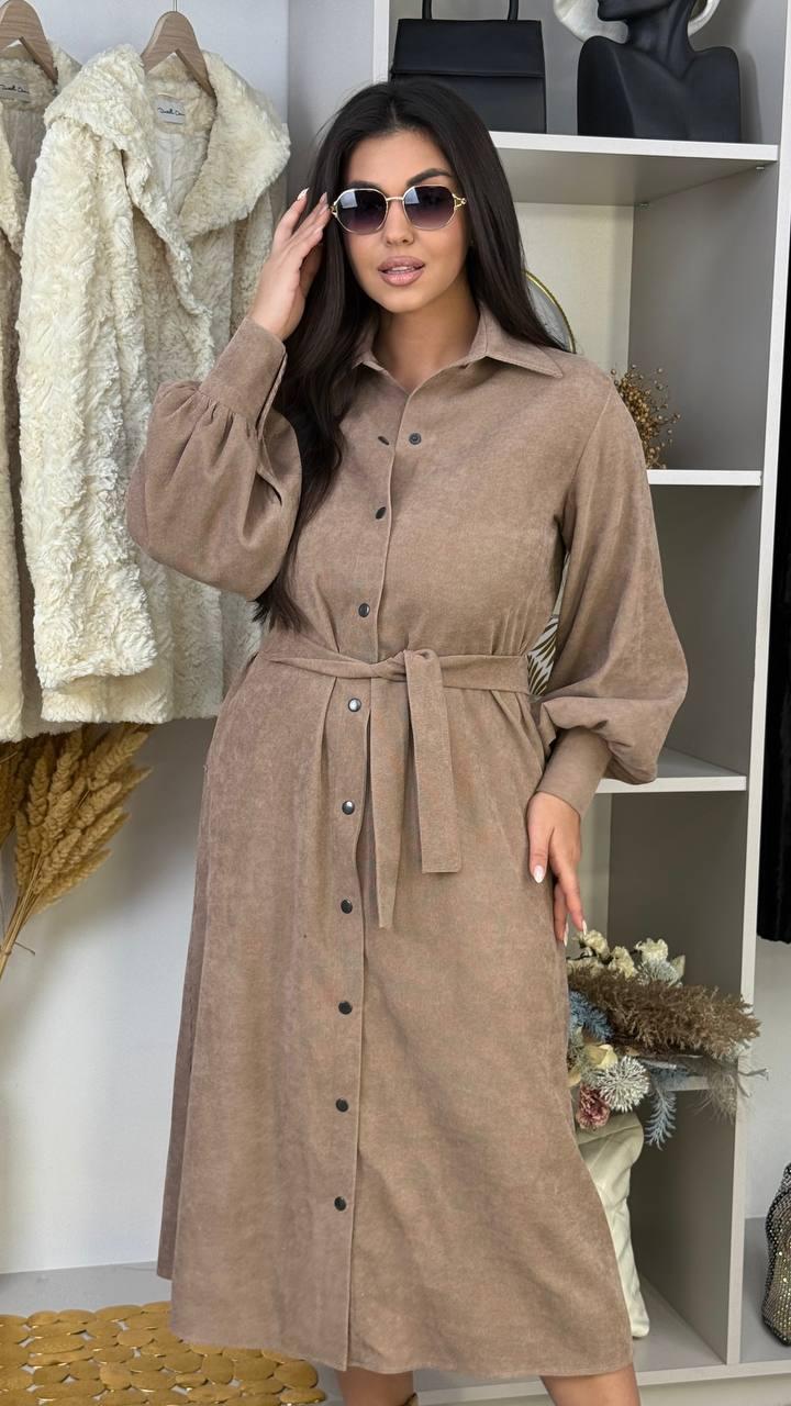 Жіноча сукня Вельвет 42–44, 46–48, 50–52, 54–56, 58–60 (імм 620), фото 1