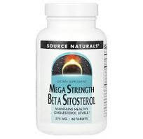 Beta-Sitosterol 375 mg Source Naturals, 60 таблеток