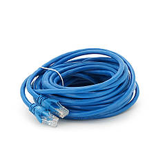 Патч-корд литий RITAR, UTP, RJ45, Cat.6, 10m, синій, Cu (мідь) Q100(1966036814)