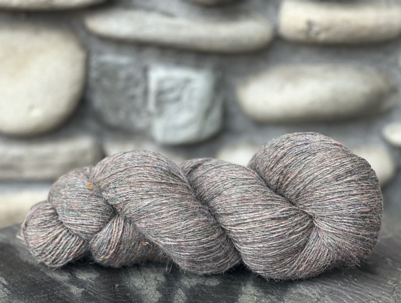 Пряжа Дундага 6/1 твідова однотонна (готландський меринос), фото 1