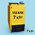 Компактний твердопаливний котел Vulkan EKO 7 кВт — економний дров’яний котел довготривалого горіння, фото 2