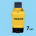 Компактний твердопаливний котел Vulkan EKO 7 кВт — економний дров’яний котел довготривалого горіння, фото 4