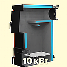 Опалювально-варильний котел Брест Малюк 10 кВт — економний твердопаливний котел довготривалого горіння, фото 7