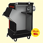 Твердопаливний котел Amica Есо 14 кВт — економний котел довготривалого горіння для приватного будинку, фото 4