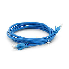 Патч-корд литий RITAR, UTP, RJ45, Cat.6, 2 m, синій, Cu (мідь)(1966036814)