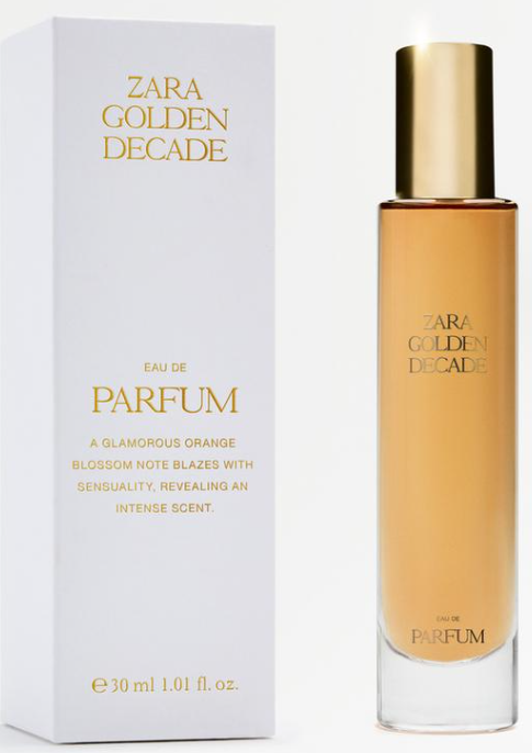 Zara Golden Decade 30ml парфумована вода жіноча (оригінал оригінал Іспанія), фото 1