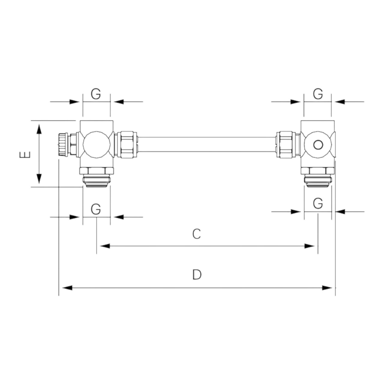 Креслення байпаса KR.1024