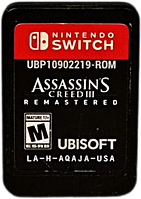 Гра для приставок комп'ютера Б/У Картридж Assassin's Creed III: Remastered Nintendo Switch