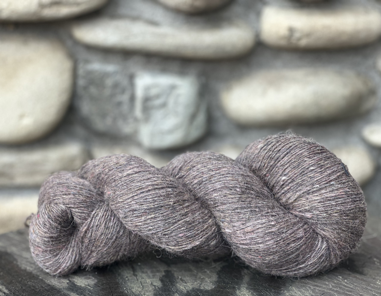 Пряжа Дундага  6/1 твідова однотонна (готландський меринос), фото 1