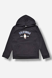 Світшот дитячий для хлопчика на флісі темно-синього кольору 206021P