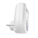 Таймер — розетка цифрова EU KAM111-FU-GV. Таймер 10 А, електронний, 2,3 кВт добовий, за днями тижня, крок 1 м, фото 3