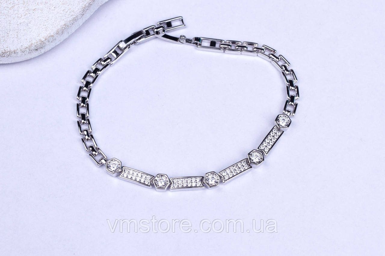 Жіночий браслет на руку медичне срібло, фото 1